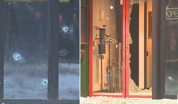 Toronto police investigating after shots fired through window of downtown business